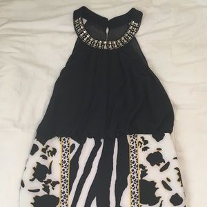 Thalia Sodi Buenos Aires Animal Print Dress